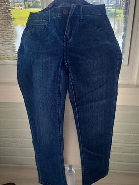 Simply Vera Vera Wang High-Rise Dark Blue Stretch Jeans